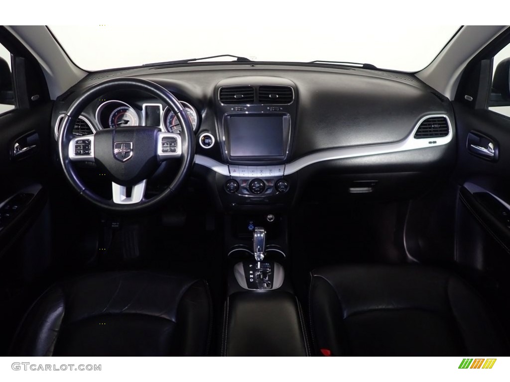 2018 Dodge Journey GT AWD Black/Red Dashboard Photo #144177406