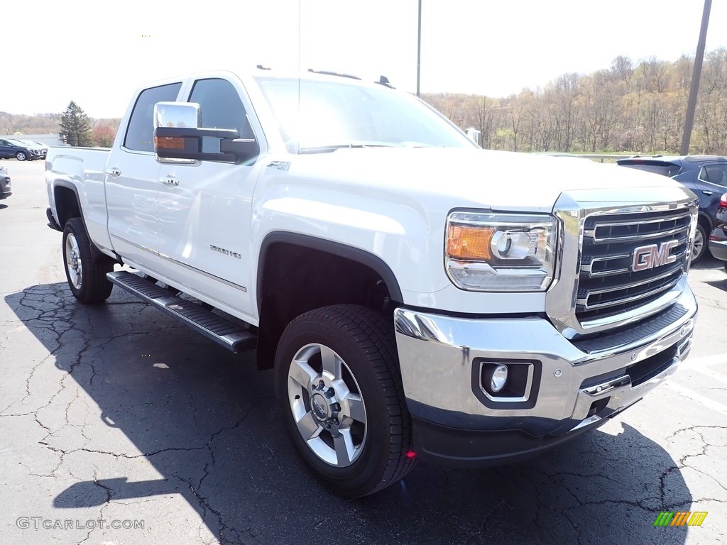 Summit White 2016 GMC Sierra 2500HD SLT Crew Cab 4x4 Exterior Photo #144178234