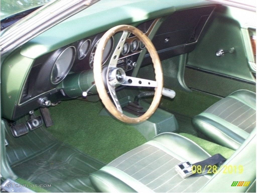Green Interior 1971 Ford Mustang Mach 1 Photo #144178493