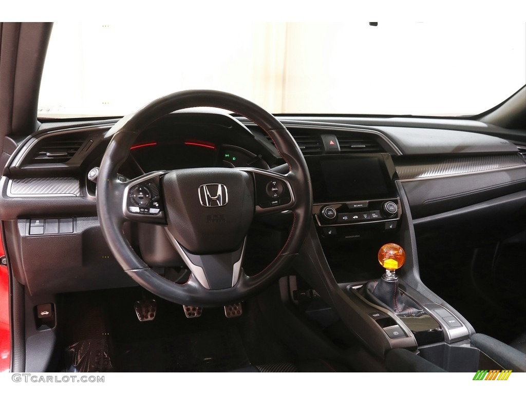 2018 Honda Civic Si Sedan Black Dashboard Photo #144178855