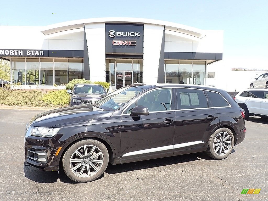 2017 Q7 3.0T quattro Prestige - Orca Black Metallic / Nougat Brown photo #1