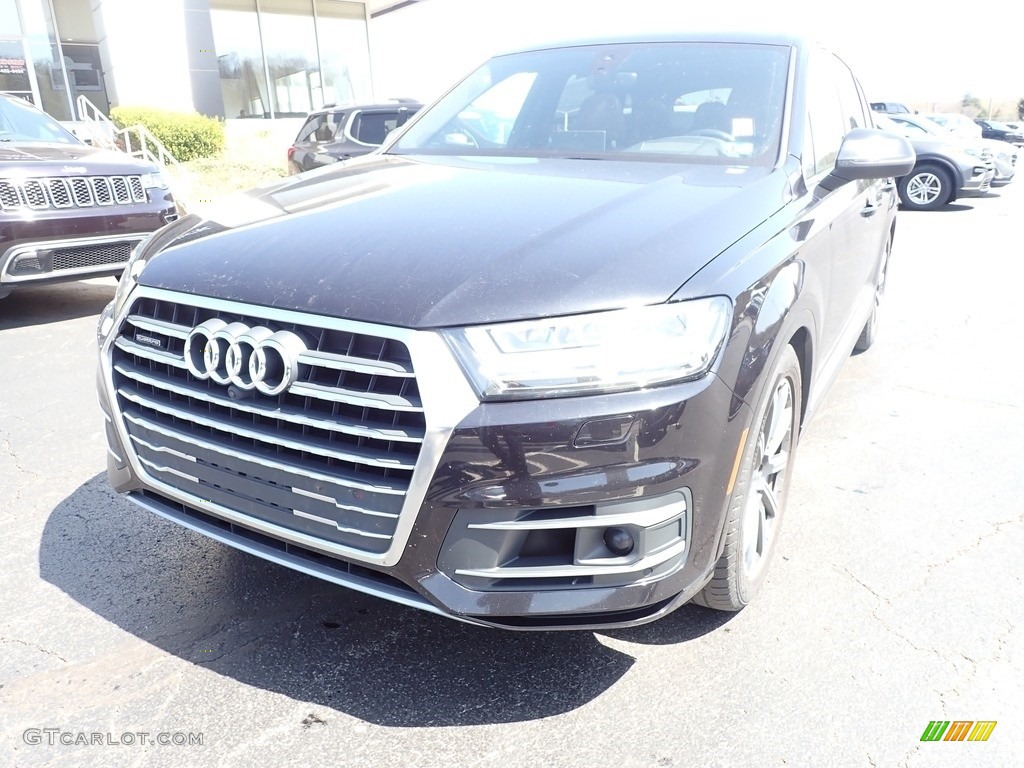 2017 Q7 3.0T quattro Prestige - Orca Black Metallic / Nougat Brown photo #12