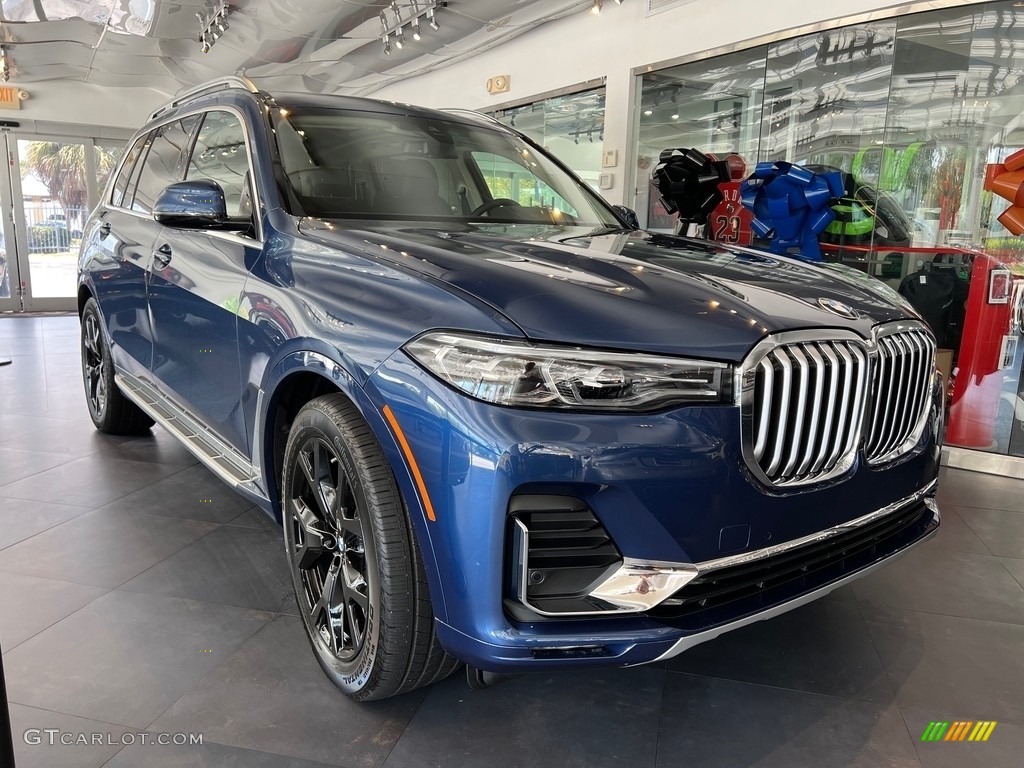 2020 X7 xDrive40i - Phytonic Blue Metallic / Black photo #1