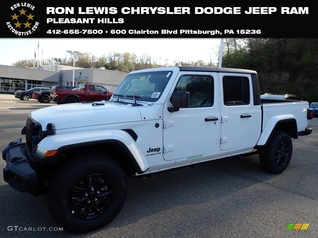 2022 Gladiator Sport 4x4 - Bright White / Black photo #1