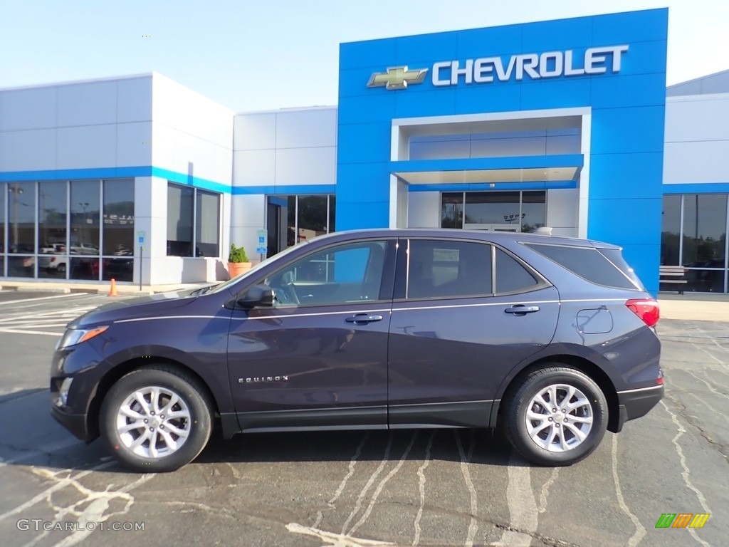 2019 Equinox LS - Storm Blue Metallic / Medium Ash Gray photo #3