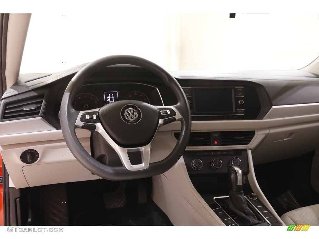 2019 Jetta S - Habanero Orange / Storm Gray photo #6