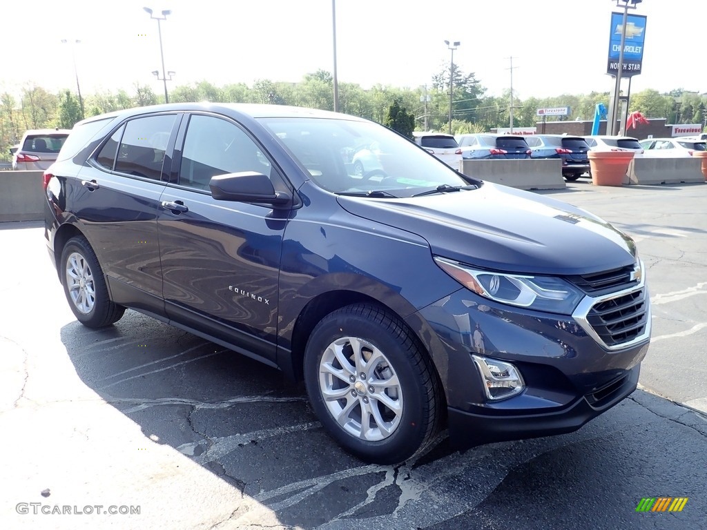 2019 Equinox LS - Storm Blue Metallic / Medium Ash Gray photo #11