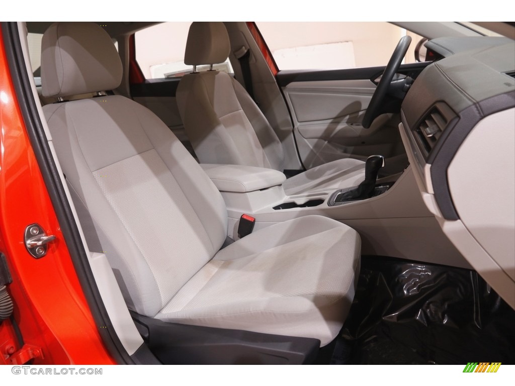 2019 Jetta S - Habanero Orange / Storm Gray photo #14