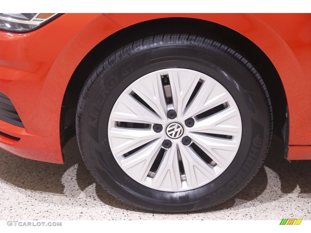 2019 Jetta S - Habanero Orange / Storm Gray photo #19