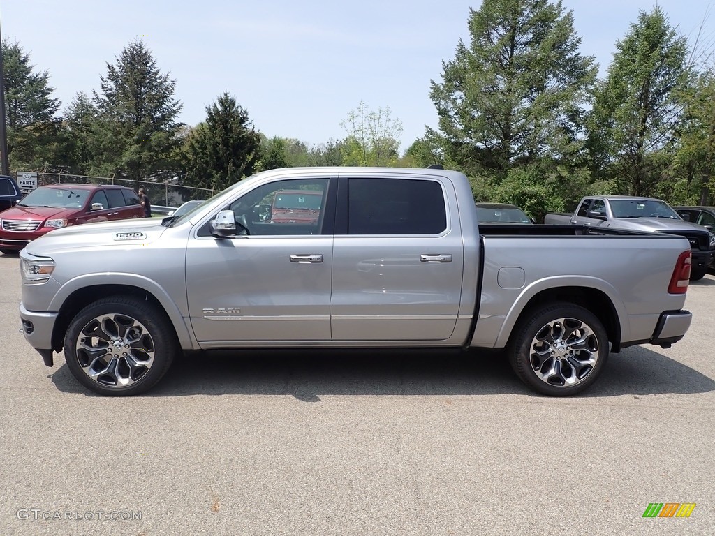 2022 1500 Limited Crew Cab 4x4 - Billet Silver Metallic / Black photo #2