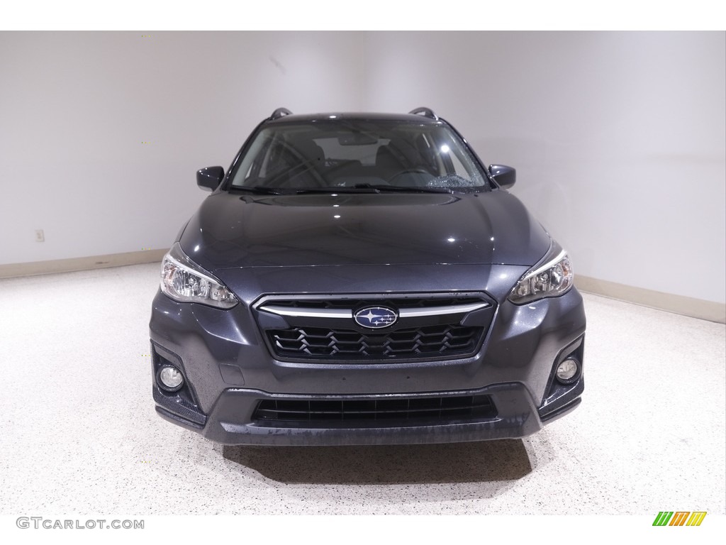 2019 Crosstrek 2.0i Premium - Dark Gray Metallic / Black photo #2