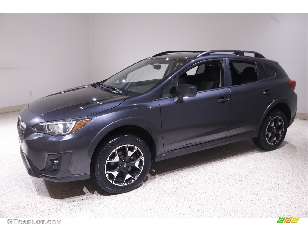 2019 Crosstrek 2.0i Premium - Dark Gray Metallic / Black photo #3