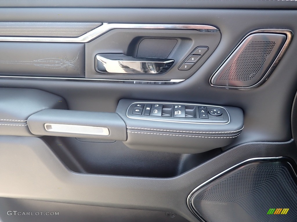 2022 Ram 1500 Limited Crew Cab 4x4 Black Door Panel Photo #144186321