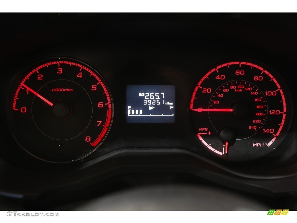 2019 Crosstrek 2.0i Premium - Dark Gray Metallic / Black photo #8