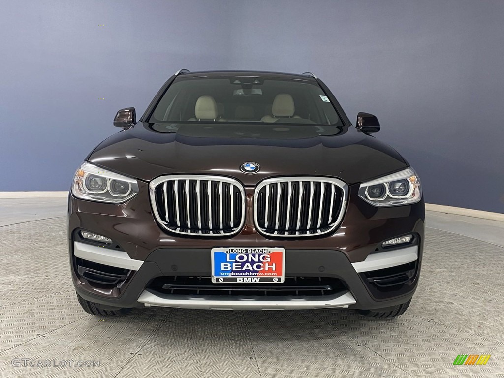 2020 X3 sDrive30i - Terra Brown Metallic / Canberra Beige/Black photo #2