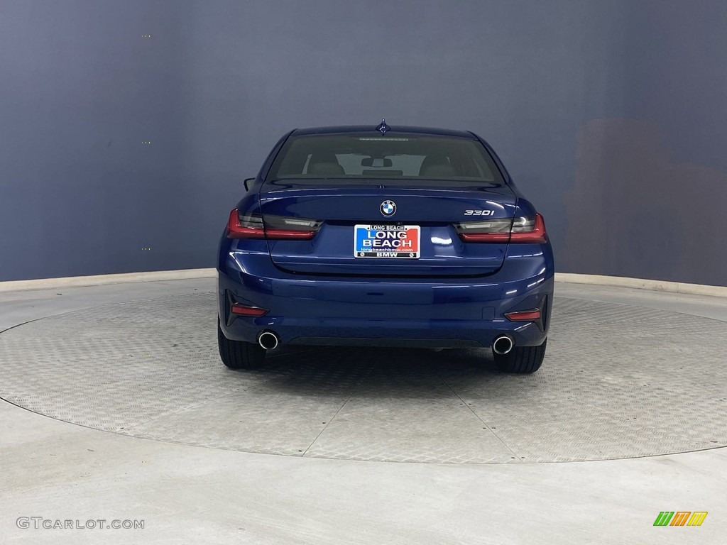 2020 3 Series 330i Sedan - Mediterranean Blue Metallic / Black photo #4