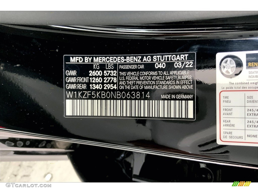 2022 Mercedes-Benz E 450 4Matic Sedan Color Code Photos
