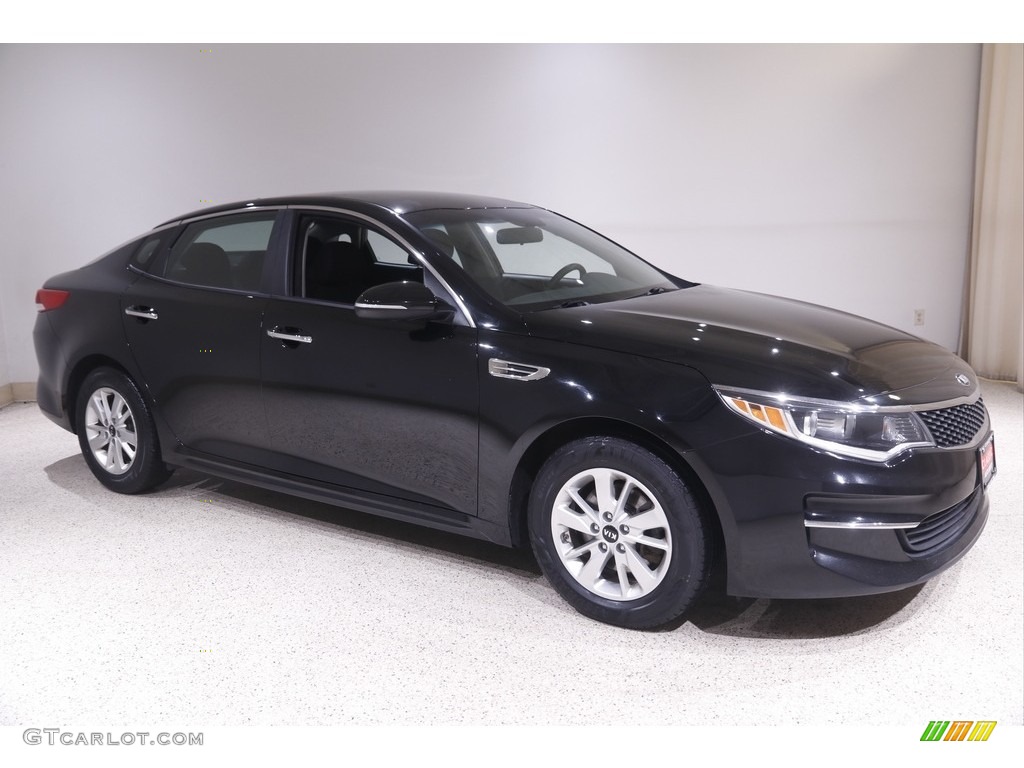 Ebony Black Kia Optima