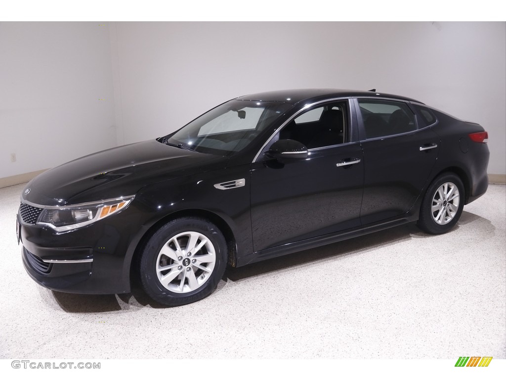 Ebony Black 2016 Kia Optima LX Exterior Photo #144189822