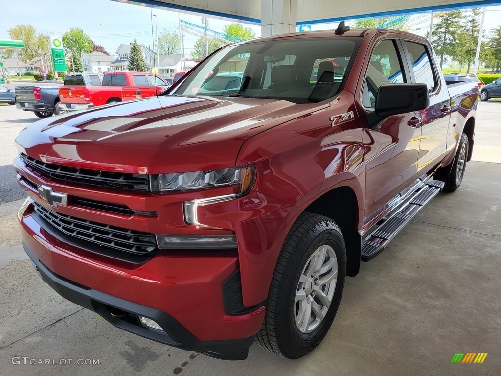 2022 Silverado 1500 Limited RST Crew Cab 4x4 - Cherry Red Tintcoat / Gideon/­Very Dark Atmosphere photo #8