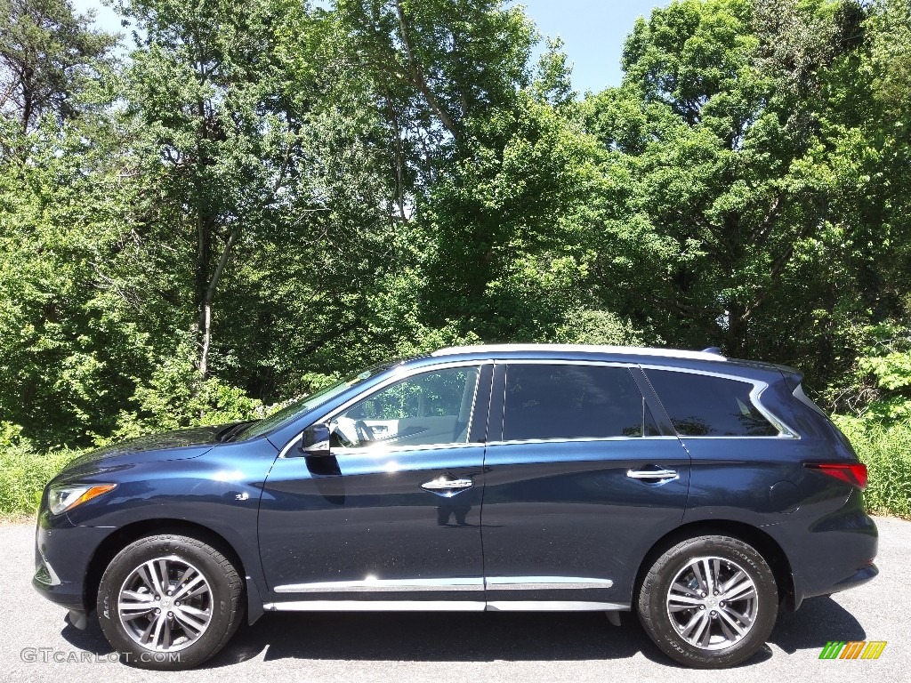 Hermosa Blue 2017 Infiniti QX60 AWD Exterior Photo #144191016
