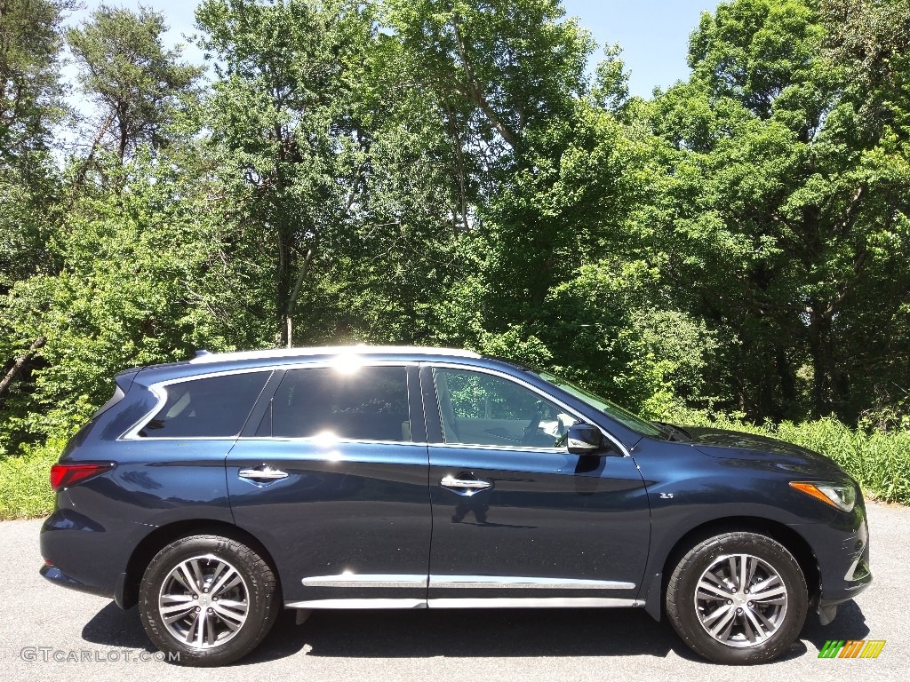 2017 QX60 AWD - Hermosa Blue / Wheat photo #7