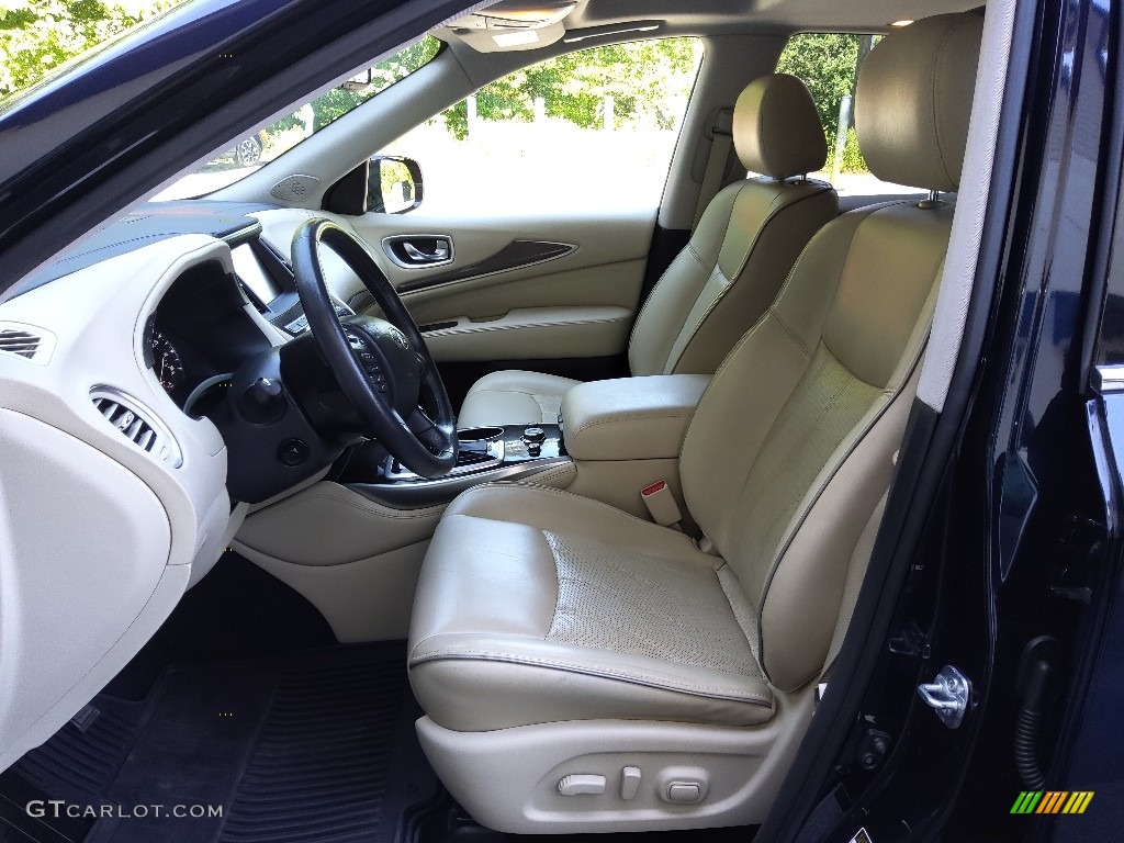 Wheat Interior 2017 Infiniti QX60 AWD Photo #144191319