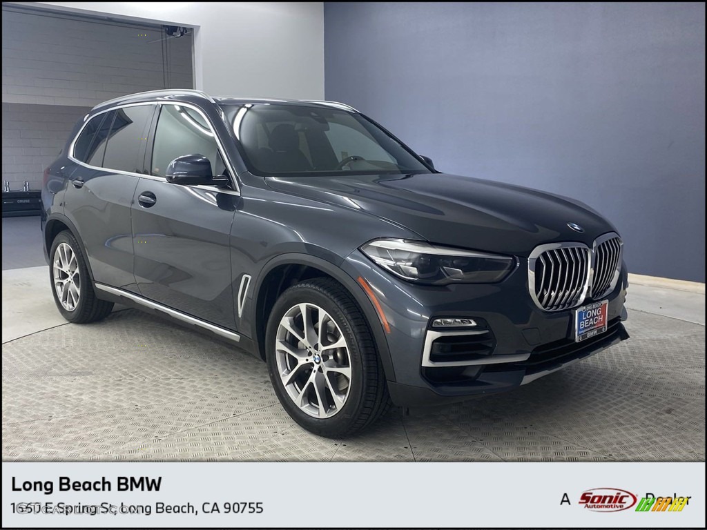2019 X5 xDrive40i - Arctic Grey Metallic / Coffee photo #1