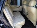 2017 Infiniti QX60 Wheat Interior Rear Seat Photo