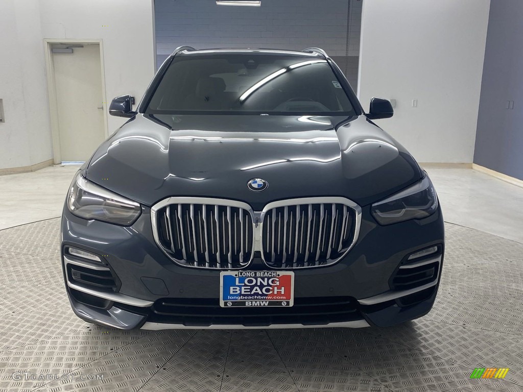2019 X5 xDrive40i - Arctic Grey Metallic / Coffee photo #2