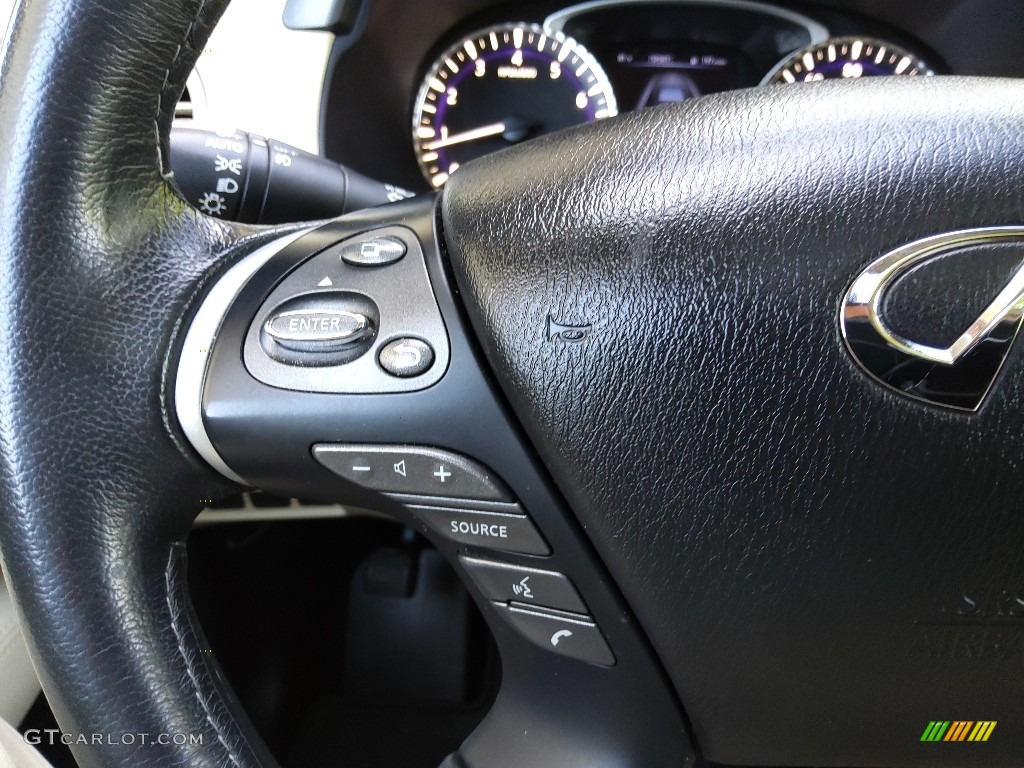 2017 Infiniti QX60 AWD Wheat Steering Wheel Photo #144191583