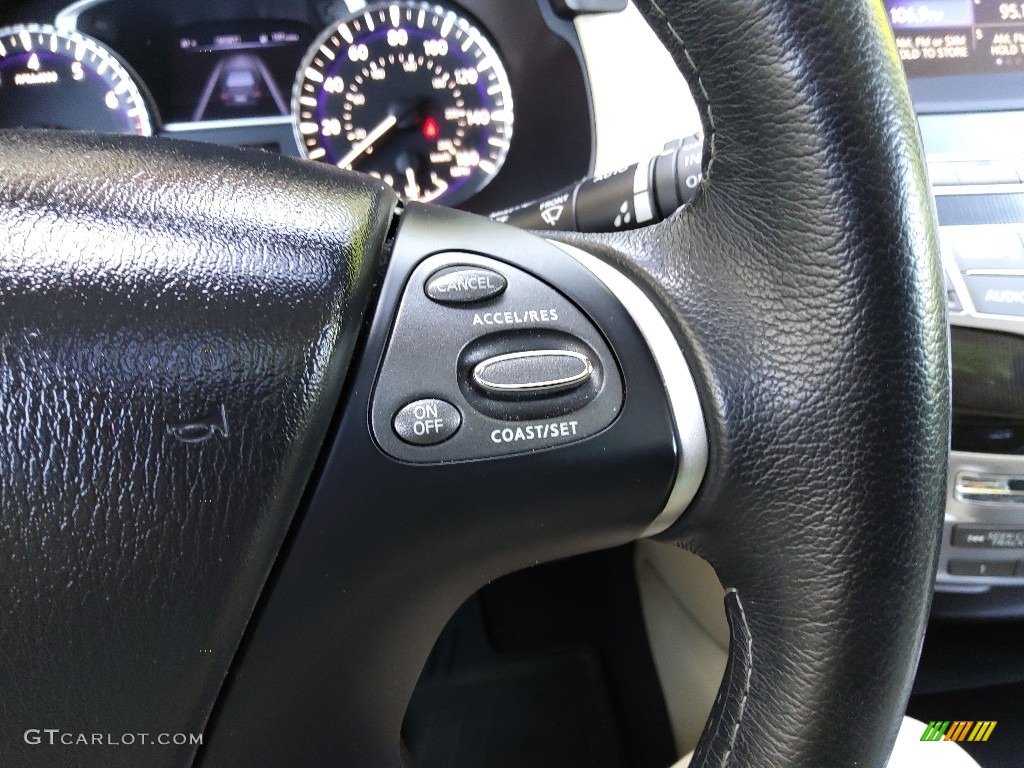 2017 Infiniti QX60 AWD Wheat Steering Wheel Photo #144191607