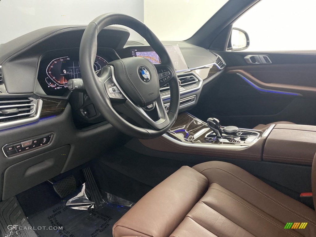 2019 X5 xDrive40i - Arctic Grey Metallic / Coffee photo #15