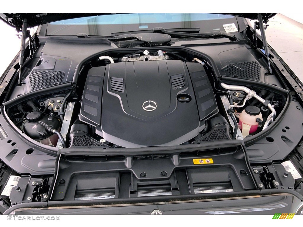 2022 Mercedes-Benz S 580 4Matic Sedan 4.0 Liter DI biturbo DOHC 32-Valve VVT V8 Engine Photo #144191889