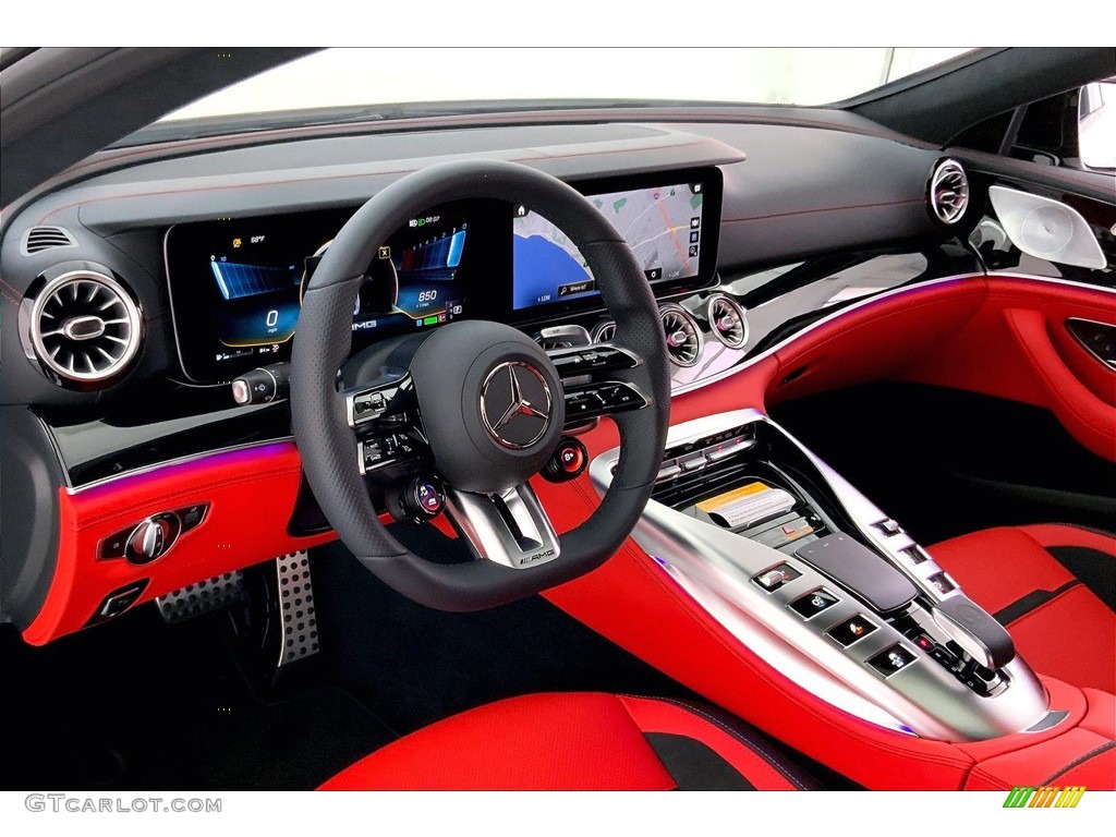2022 AMG GT 53 - Polar White / Red Pepper/Black photo #4