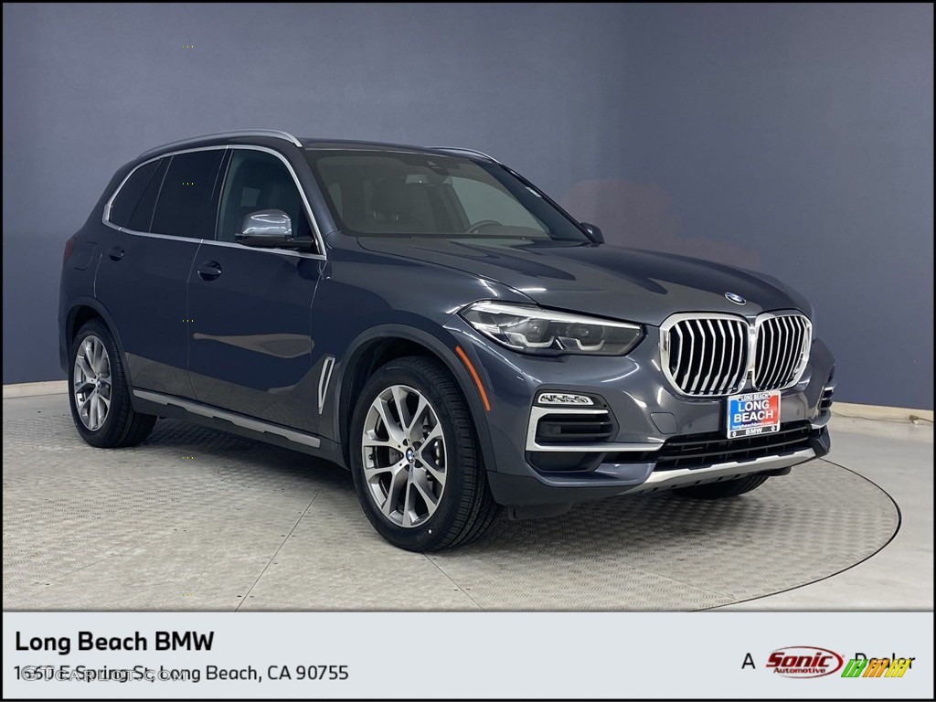 2019 X5 xDrive40i - Arctic Grey Metallic / Black photo #1