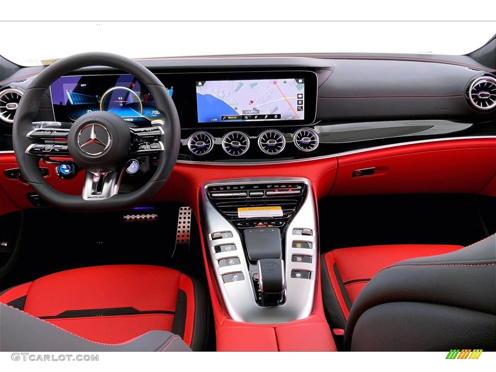 2022 AMG GT 53 - Polar White / Red Pepper/Black photo #6