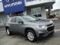 Satin Steel Metallic 2019 Chevrolet Traverse LS AWD