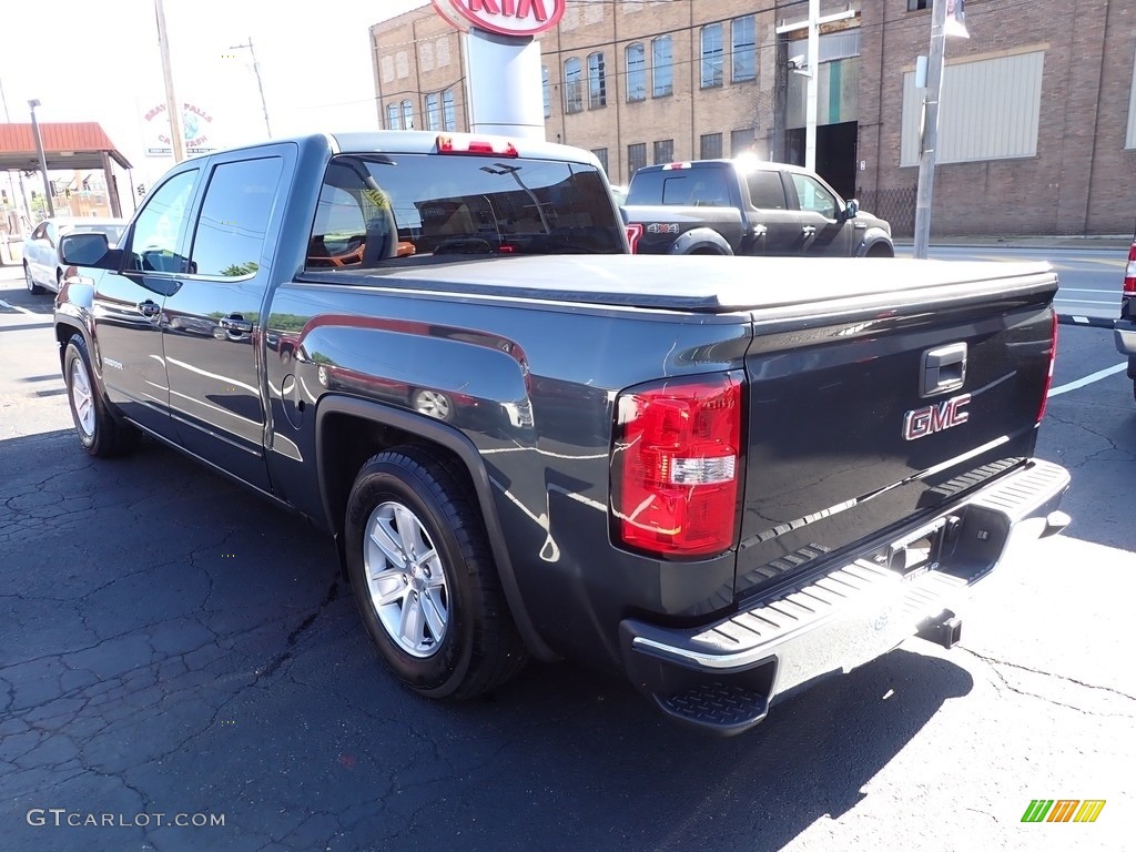 2018 Sierra 1500 SLE Crew Cab - Dark Slate Metallic / Jet Black photo #6