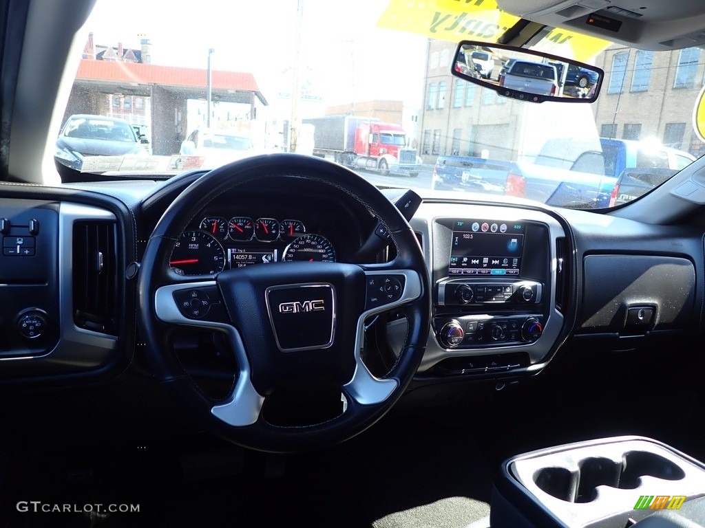 2018 Sierra 1500 SLE Crew Cab - Dark Slate Metallic / Jet Black photo #13