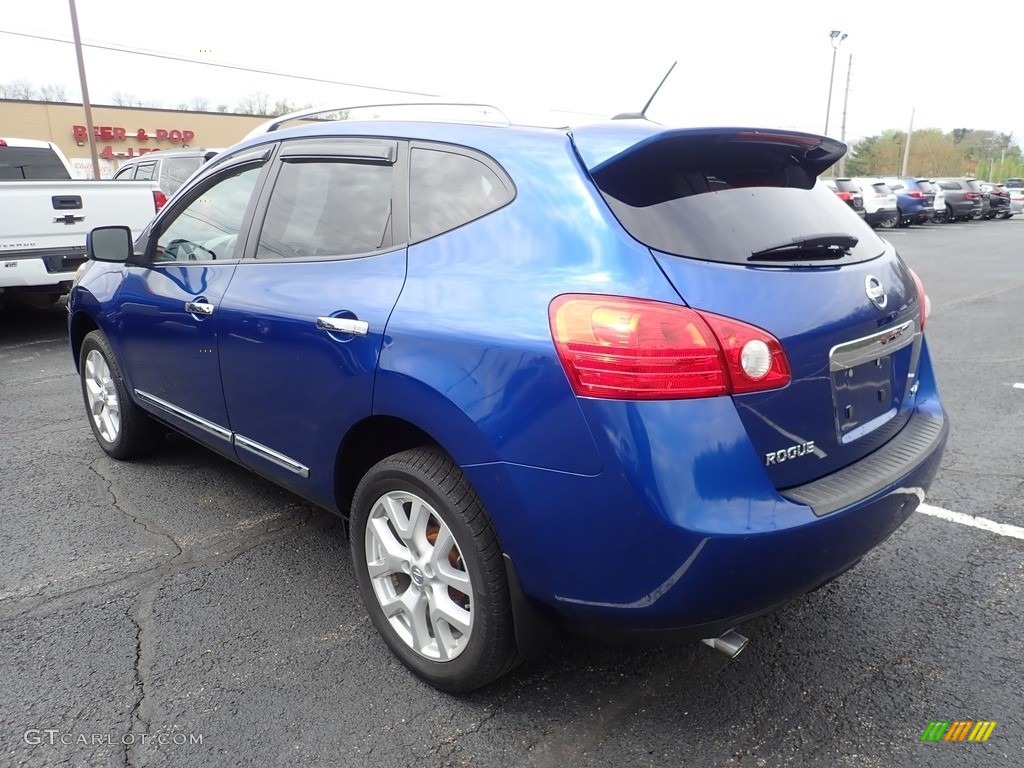 2011 Rogue SV AWD - Indigo Blue Metallic / Gray photo #3