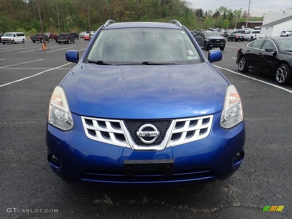 2011 Rogue SV AWD - Indigo Blue Metallic / Gray photo #8