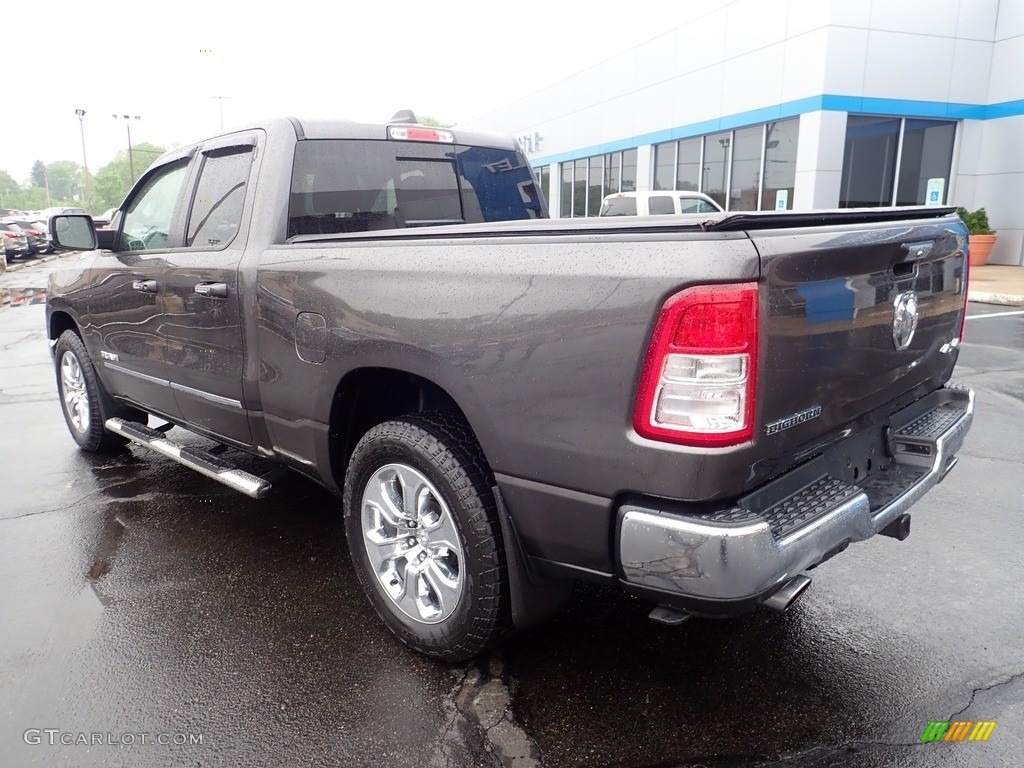 2020 1500 Big Horn Quad Cab 4x4 - Granite Crystal Metallic / Black/Diesel Gray photo #4