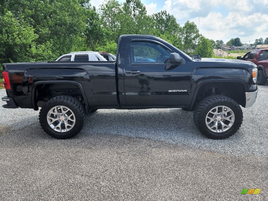 2014 Sierra 1500 Regular Cab 4x4 - Onyx Black / Jet Black/Dark Ash photo #1