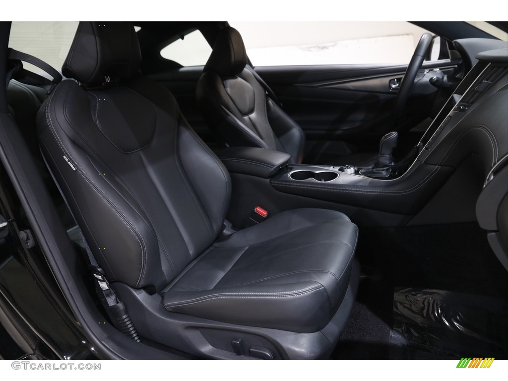 2018 Infiniti Q60 3.0t LUXE AWD Front Seat Photo #144196377