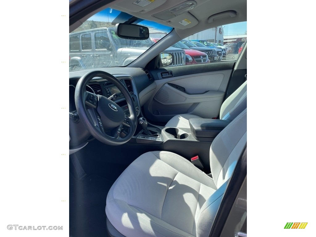 2013 Optima LX - Titanium Silver Metallic / Gray photo #8