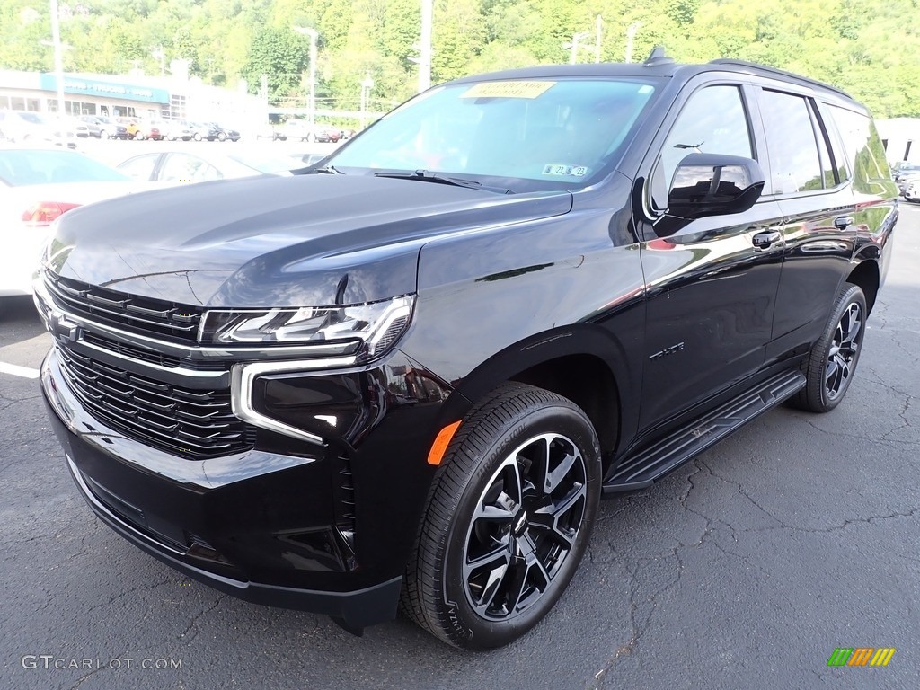 Black 2021 Chevrolet Tahoe RST 4WD Exterior Photo #144197466