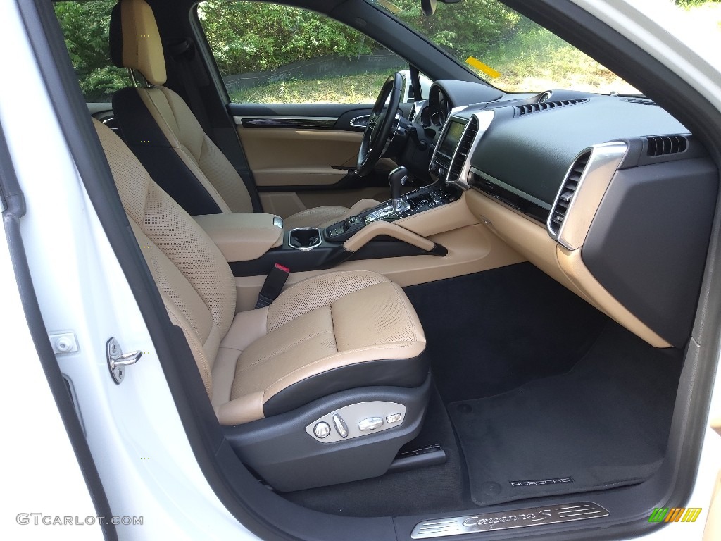 2016 Cayenne S - White / Black/Luxor Beige photo #17