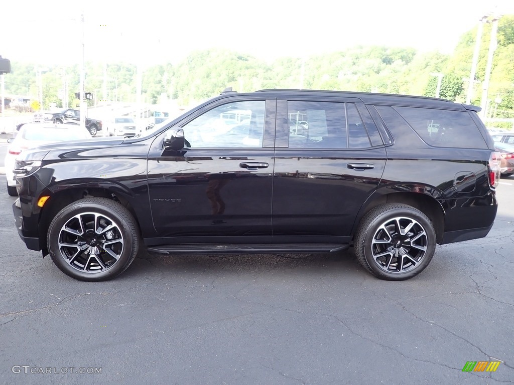 Black 2021 Chevrolet Tahoe RST 4WD Exterior Photo #144197490