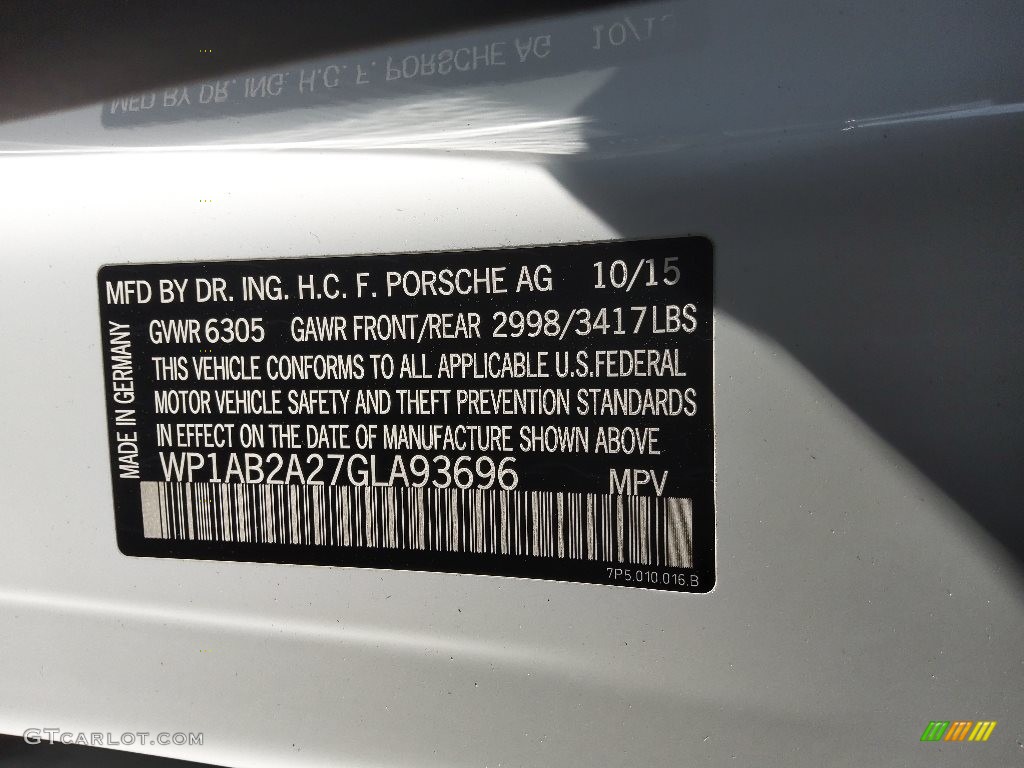 2016 Cayenne S - White / Black/Luxor Beige photo #31